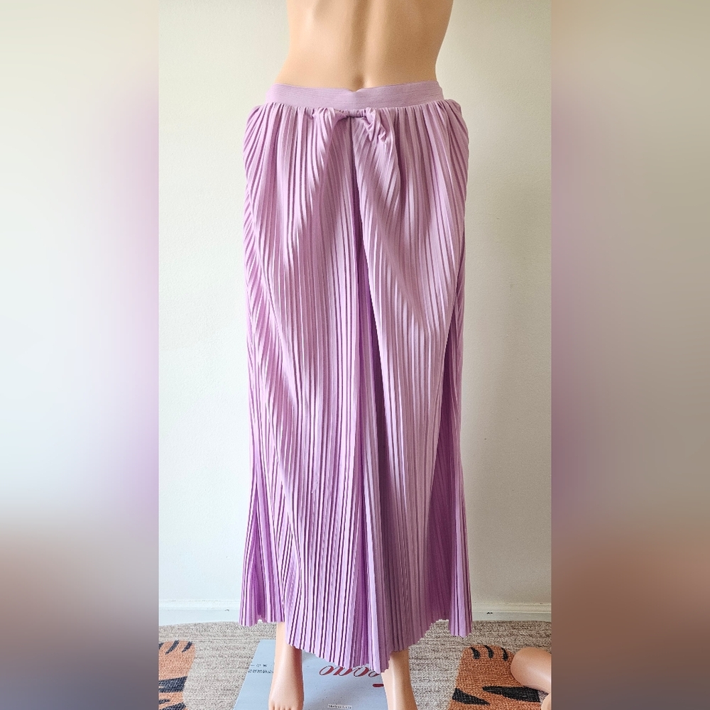 Free Peopld Purple Pleated Wide Leg Pants